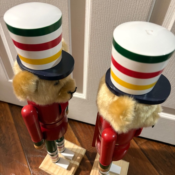 NEW RARE 2-pack 18" Hudson’s Bay Company HBC Stripes Nutcracker Multistripes - Picture 16 of 16